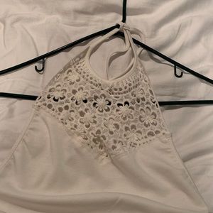 Reverse Brand Open Back Crop Top